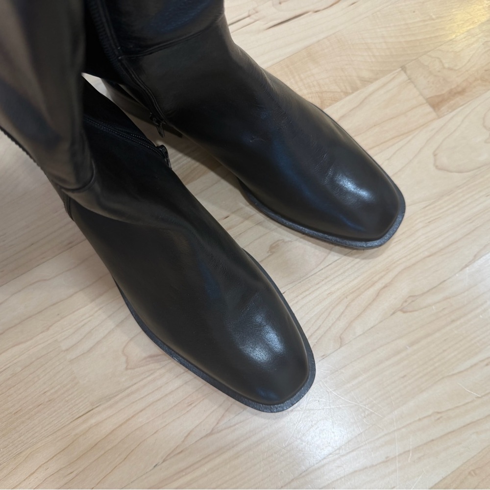 Anthropologie Black Leather Boots - Picture 5 of 10
